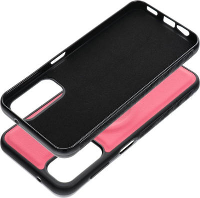 Mbrojtëse telefoni Roar Mag Morning për Galaxy A14, eco leather, magnetike, rozë