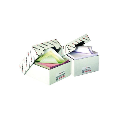 Letër matricë Emerson Fanfold 240 x 12", 70 g/m², 2000 fletë, e bardhë