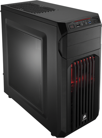 Kasë kompjuteri Gaming Carbide Series™ SPEC-01 Red LED Mid-Tower 