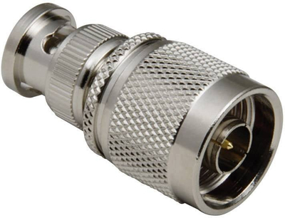 Adapter BKL Electronic 0401129, BNC mashkull në N mashkull, metalik