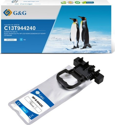 Kartushë boje G&amp;G Compatible Epson C13T944240, Cyan, 3000 faqe