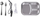 Ngrohës elektrik ushqimi Lunch Box Noveen Grey (LB510)