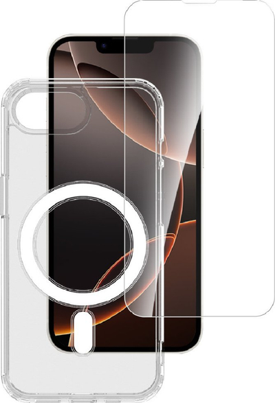 Сет додатоци 4smarts 3in1 Premium Starter, за Apple iPhone SE 4th Gen, заштитен, отпорен на удари