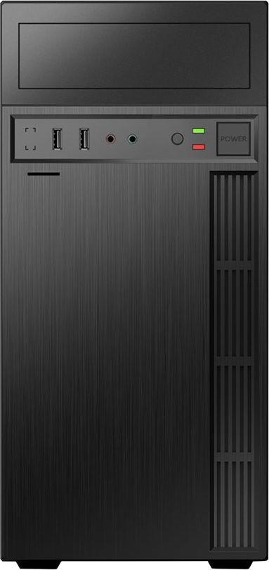 Kuti kompjuteri Gembird Fornax X150, MIDI Tower, PSU 200W, e zezë