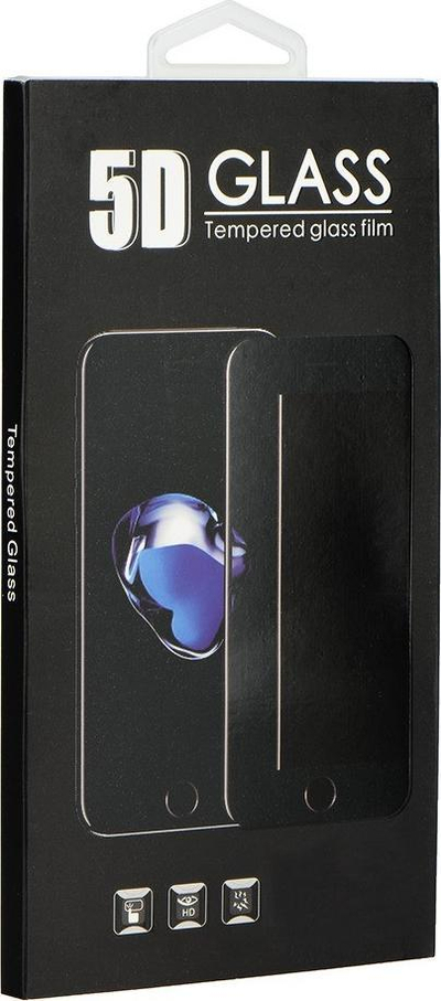 Stakllie mbrojtëse Partner Tele.com 5D Full Glue për Samsung Galaxy A53 5G, xham i fortë, e zezë