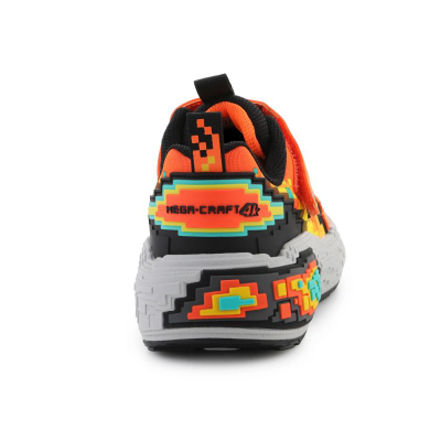 Atlete për kalamaj Skechers Mega Craft 4K Jr 402160L, portokalli me të zezë
