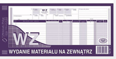 Bllok formularësh Michalczyk i Kopot WZ Edition 361-2, 1/3 A3, 80 fletë