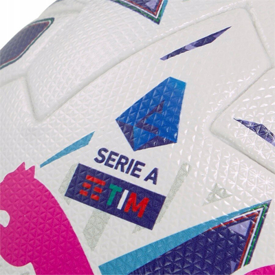 Top futbolli Puma Orbita Serie A, FIFA Quality Pro, madhësia 5, i bardhë me vjollcë