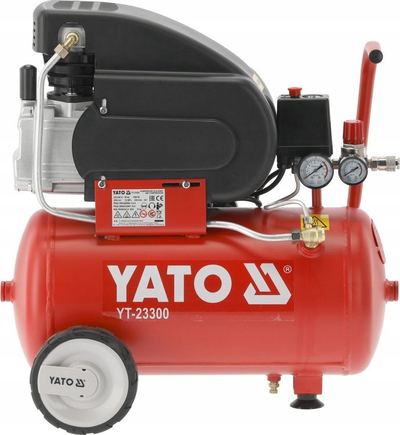 Kompresor ajri Yato YT-23300, 24L, 1500W 8 bar, i kuq