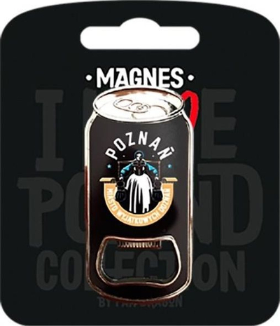 Magnet frigo I Love Poland, Poznań, model ILP MAG C POZ 05, shumëngjyrësh