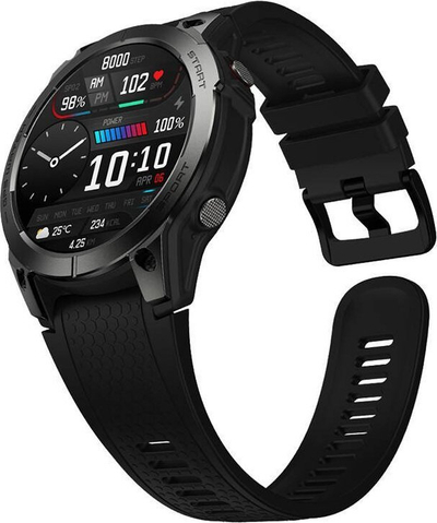 Ora inteligjente Zeblaze Stratos 3, 1.43" AMOLED, GPS, e zezë