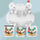 Lodër për banjo LEAN Toys Bath Toy Bear, bën flluska sapuni, me shumë ngjyra