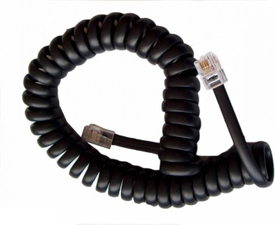 Kabllo telefonike Delta Opti RJ9 në RJ9, 4.5 m, e zezë
