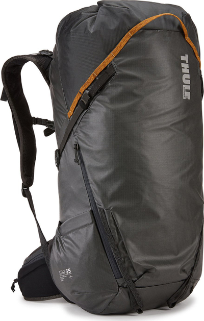 Çantë shpine Thule Stir Hiking Pack 35L, me mbulesë shiu, gri e errët