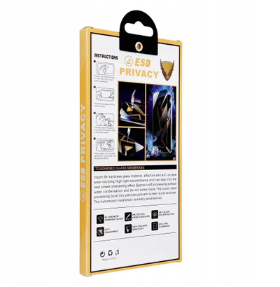 Xham mbrojtës privatësie OG Premium për Samsung Galaxy A36 5G A56 5G, tempered glass, me anë të zeza