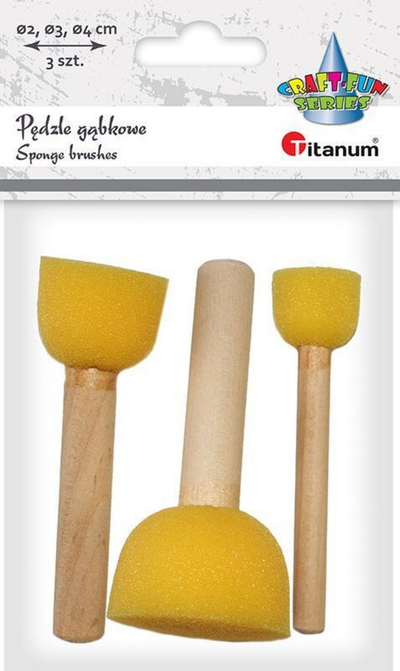 Furça me sfungjer Titanum, 3 copë