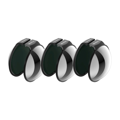 Set filtre ND Freewell 3 Pack për DJI Osmo 360, ND16 ND32 ND64, i zi
