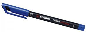 Marker Stabilo OHP Fine Liner 843/41, 1mm, blu