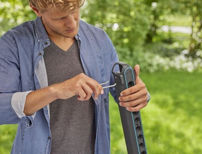 Rraf veglash kopshti Gardena combisystem Flex 3505-20, 4 mbajtëse, për montim në mur