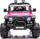 Makina elektrike për kalamaj BBH-016, 12V, xhip, rozë