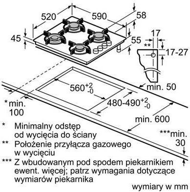 Pllaka ngrohëse me gaz Siemens EO6B6PB10