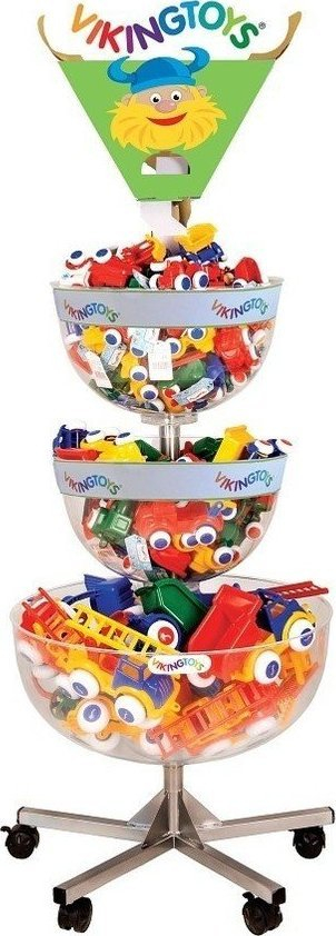 Stendë ekspozimi Viking Toys VIKING STAND 3 BALLS, për lodra, me 3 topa dekorativë, shumëngjyrëshe