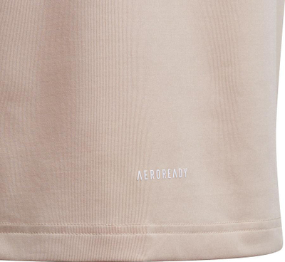 Bluzë sportive adidas Primegreen Aeroready Tee Jr H26610, për goca, pambuk poliester, rozë
