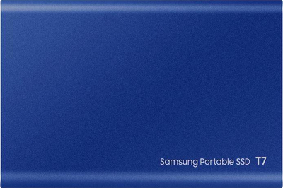 Disk i jashtëm SSD Samsung T7 (MU-PC1T0H / WW), 1TB, i kaltër