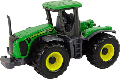 Lodër traktor bujqësor Green Tractor, plastikë, me rrota lëvizëse, jeshil
