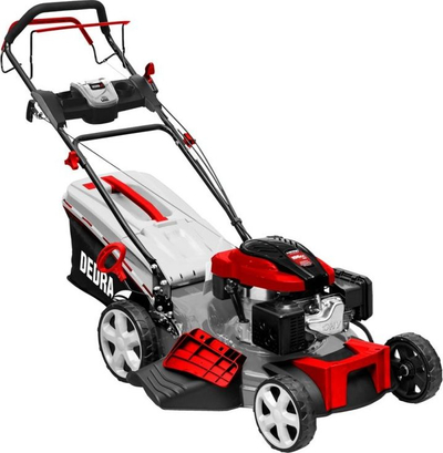 Kositëse me benzinë Dedra DED8725Q-53L, gjerësi prerjeje 53 cm, mulçim, e kuqe