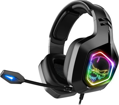 Headset gaming Spirit Elite H50, me mikrofon, RGB, i zi