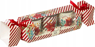 Set qirinjsh me erë të mirë Atmosphera Christmas, 3 copë, ena qelqi, shumëngjyrësh