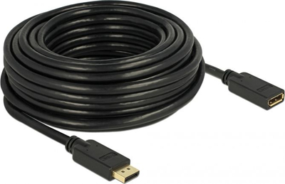 Kabllo zgjatimi DisplayPort DeLOCK 84908, 15 m, 4K 60Hz, e zezë