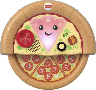 Lodër muzikore Fisher Price Wesoła Pizza Delicious Nauka, bezhë