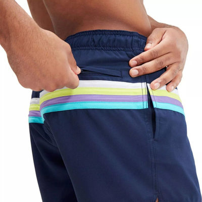 Shorce noti Speedo Colourblock Volley 14", me vija, blu navy