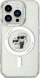 Futrollë telefoni Karl Lagerfeld KLHMP15LHGKCNOT, për iPhone 15 Pro 6.1", MagSafe, transparente me glitter