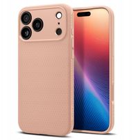 Mbrojtëse telefoni Spigen Liquid Air për iPhone 17 Pro Max, silikoni, Rose Titanium rozë