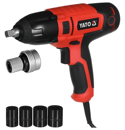 Çelës goditës elektrik Yato YT-82020, 450 W, 1/2", i zi