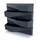 Set vazo vertikale Prosperplast Flowerpot, 4 module, antracit