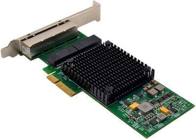 Kartë rrjeti InLine Quad Gigabit, 4x RJ45 1Gb/s, PCIe x4