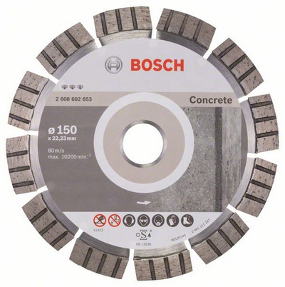 Disk prerës Bosch, 150 x 22 mm (2608602653)