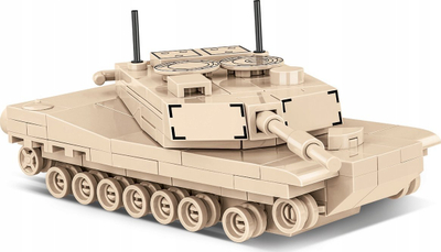 Set lodër me tulla Cobi Abrams M1A2, 174 copa, shkalla 1:72, shumëngjyrësh