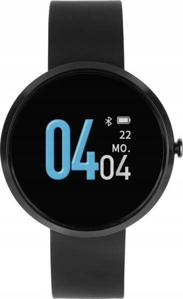 Ora e zgjuar X-WATCH SIONA COLOUR FIT 54060, ekran TFT me ngjyra, Bluetooth për Android dhe iOS, e zezë