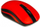 Maus iBOX LORIINI, wireless, USB, i zi dhe i kuq