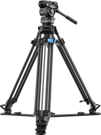 Tripod SIRUI One-Step Twin-Leg Kit VHS18, fibra karboni, tas gjysmë sferik 100mm, i zi