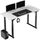Tavolinë gaming ULTRADESK UPLIFT, 160 x 116 x 75 cm, rregullim lartësie, e bardhë e zezë