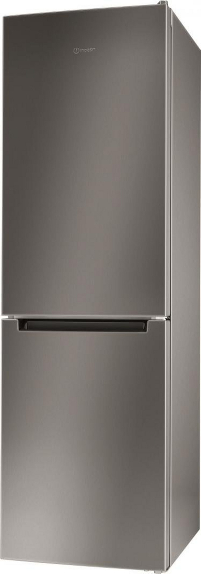 Frigorifer Indesit LI8 S1E S, 339 L, i argjendtë