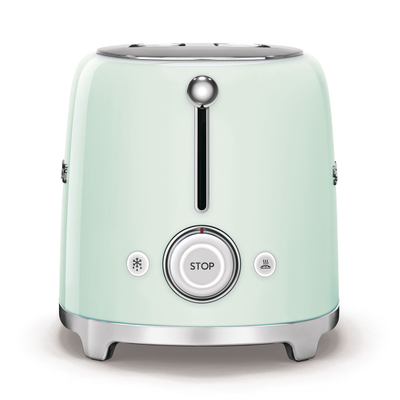 Thekëse buke SMEG 50's Style TSF02PGEU, 1500 W, 4 copë, e gjelbër pastel