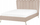 Shtrat dopio Beliani Miribel, 140 x 200 cm, kadife me USB, taupe