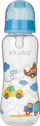 Biberon Akuku Baby Bottle, 250ml, silikon rrjedhje e ngadaltë, blu